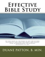 Effective Bible Study