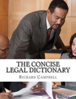 The Concise Legal Dictionary