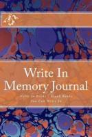 Write in Memory Journal