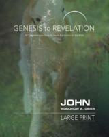 Genesis to Revelation: John Participant Book [Large Print]: A Comprehensive Verse-By-Verse Exploration of the Bible