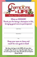 Vacation Bible School (VBS) 2020 Champions in Life Leader Certificates (Pkg of 12)