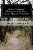 Some Turns of Thought in Modern Philosophy