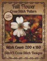 Fall Flower Cross Stitch Pattern