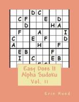 Easy Does It Alpha Sudoku Vol. 11