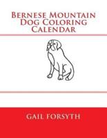 Bernese Mountain Dog Coloring Calendar