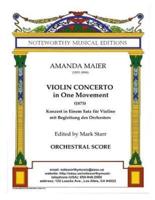 Violin Concerto in One Movement