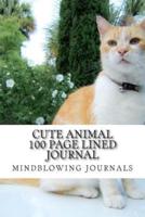 Cute Animal 100 Page Lined Journal