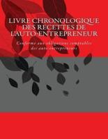 Livre Chronologique Des Recettes De L'auto-Entrepreneur
