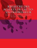 Registre Des Achats De L'auto-Entrepreneur