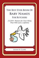 The Best Ever Book of Baby Names for Butchers