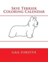 Skye Terrier Coloring Calendar