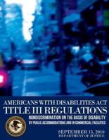 Americans With Disabilities ACT Title III Regulations