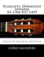 Scarlatti, Domenico K1-K27 for Solo Classical Guitar