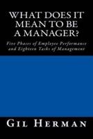 What Does It Mean To Be A Manager?