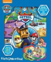 Nickelodeon PAW Patrol: First Look and Find Book, Giant Floor Puzzle and 20 Stickers