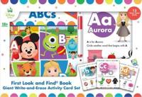 Disney Baby: Explore and Play With Disney Friends First Look and Find Book and Giant Activity Card Set