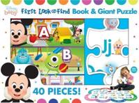 Disney Baby: First Look and Find Book and Giant Puzzle