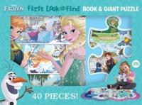 Disney Frozen: First Look and Find Book and Giant Puzzle