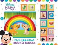 Disney Baby: First Look and Find Book & Blocks