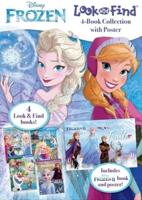 Disney Frozen: Look and Find 4-Book Collection With Poster