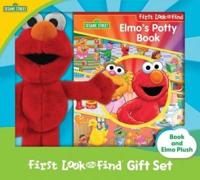 Sesame Street: Elmo's Potty Book First Look and Find Gift Set Book and Elmo Plush