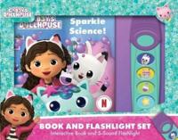 DreamWorks Gabby's Dollhouse: Sparkle Science! Book and 5-Sound Flashlight Set