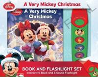 Disney Mickey & Friends: A Very Mickey Christmas Book and 5-Sound Flashlight Set