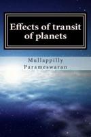 Effects of Transit of Planets