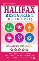 Halifax Restaurant Guide 2015