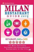 Milan Restaurant Guide 2015