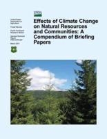 Effects of Climate Change on Natural Resources and Communities