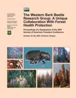 The Western Bark Beetle Research Group