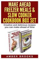 Make Ahead Freezer Meals & Slow Cooker Cookbook Box Set