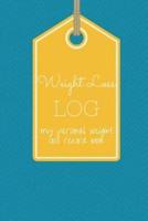 Weight Loss Log My Personal Weight Loss Record Book