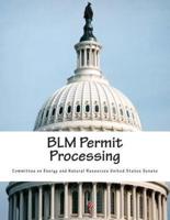 Blm Permit Processing