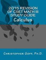 2015 Revision of Cset Math III