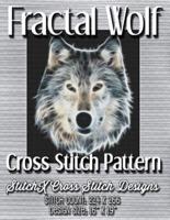 Fractal Wolf Cross Stitch Pattern