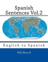 Spanish Sentences Vol.2