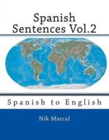 Spanish Sentences Vol.2