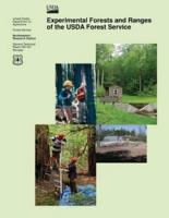 Experimental Forests and Ranges of the USDA Forest Service