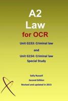 A2 Law for OCR Unit G153