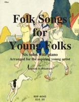 Folk Songs for Young Folks - Oboe and Piano