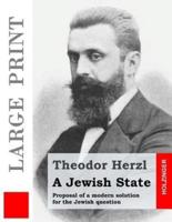 A Jewish State (Large Print)