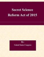 Secret Science Reform Act of 2015