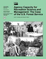 Agency Capacity for Recreation Science and Management