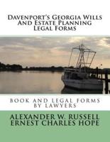 Davenport's Georgia Wills And Estate Planning Legal Forms