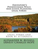 Davenport's Pennsylvania Wills And Estate Planning Legal Forms