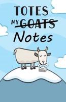 Totes My (Goats) Notes Dot-Grid Journal