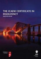 The Institute of Chartered Accountants in England and Wales Certificate in Insolvency, for Exams in 2015/16