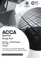 ACCA Taxation (TX-UK) Study Text